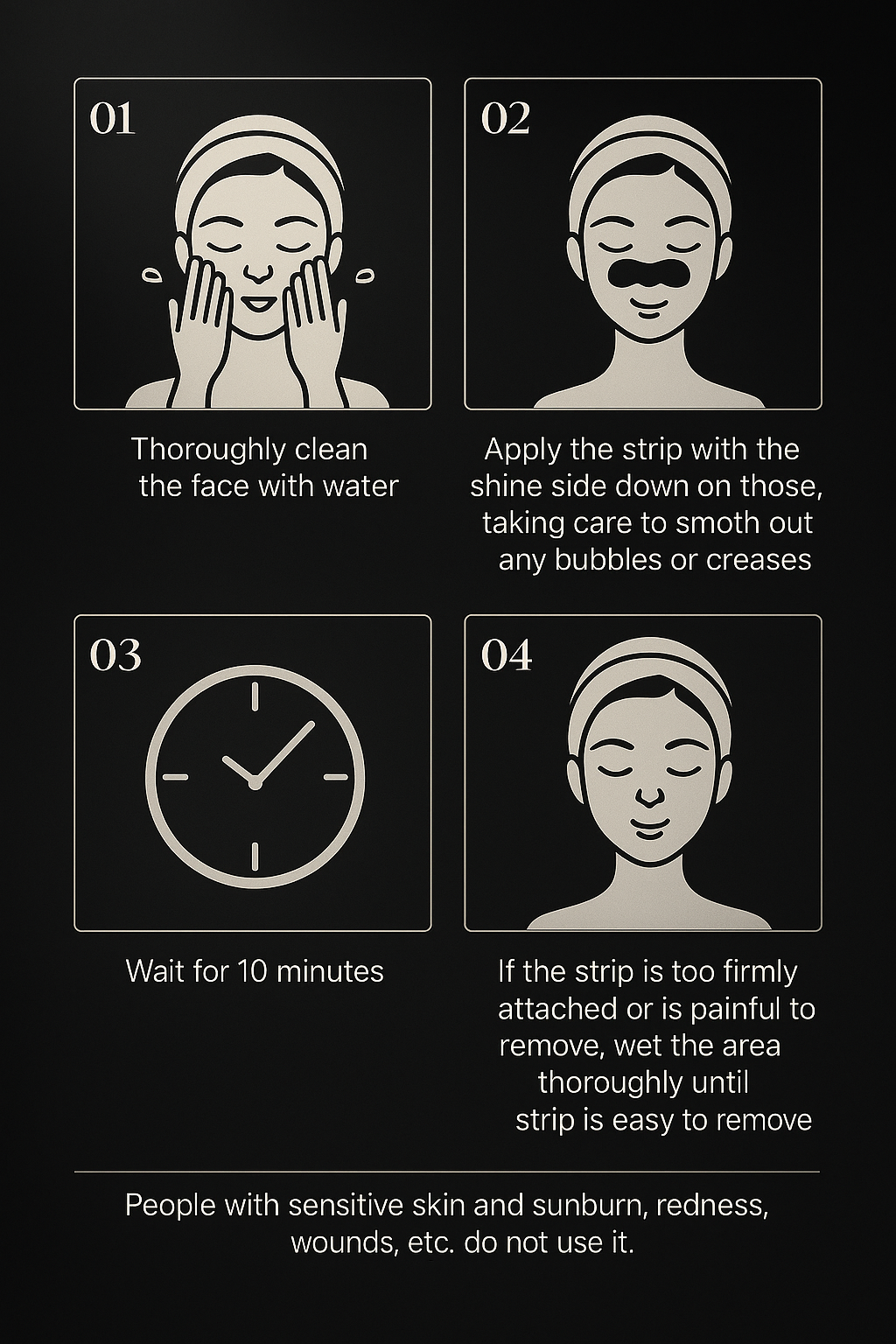 Blackhead Removal Nose Strips